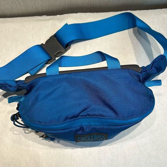 Mystery Ranch Hip Monkey Fanny Bag Waist Pack Blue Adjustable Strap - Picture 5 of 10